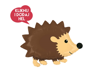 Balon foliowy JEŻYK - WOODLAND, 76 cm, 1 szt