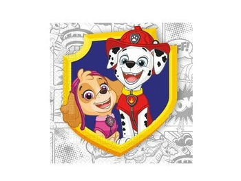 Serwetki papierowe PSI PATROL - EKO, 33 x 33 cm, 1 op/ 20 szt