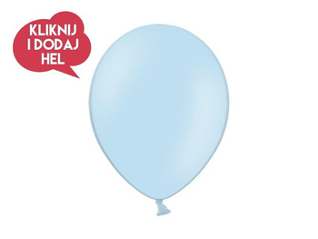 Balon lateksowy niebieski BABY BLUE - 30 cm