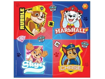 Serwetki papierowe PSI PATROL - ODZNAKI, 33 x 33 cm, 1 op/ 20 szt