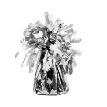 Ciężarek/obciążnik do balonów srebrny SILVER, 1 szt