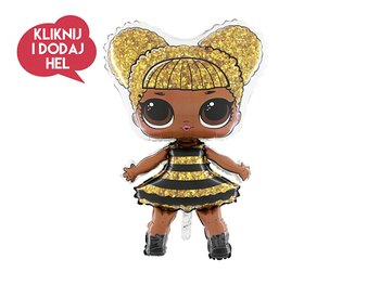 Balon foliowy LOL SUPRISE QUEEN BEE, 90 x 70 cm, 1 szt