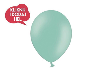 Balon lateksowy zielony MINT - 30 cm