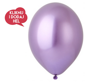 Balon lateksowy CHROM fioletowy,  30 cm,