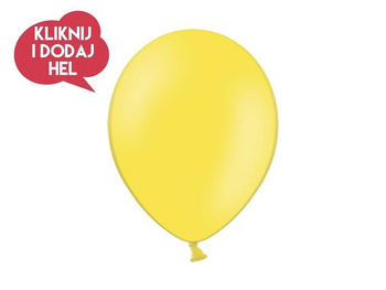 Balon lateksowy żółty LEMON - 30 cm