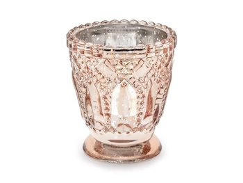 Świecznik ROSE GOLD, różowe złoto, 8 cm, 1 szt