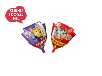 Balon foliowy ODZNAKA - PSI PATROL, 55 CM