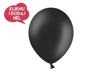 Balon lateksowy czarny BLACK - 30 cm