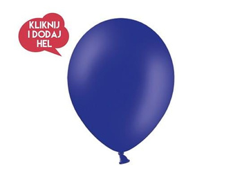 Balon lateksowy niebieski ROYAL BLUE - 30 cm,  1 szt