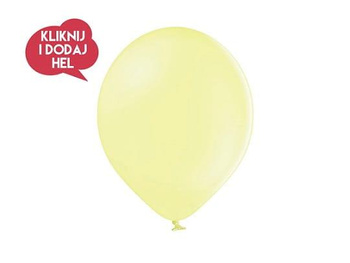 Balon lateksowy żółty LIGHT YELLOW - 30 cm, 1 szt