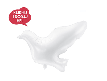 Balon foliowy GOŁĄBEK, 77 x 66 cm, 1 szt
