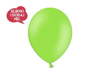 Balon lateksowy zielony BRIGHT GREEN - 30 cm, 1 szt