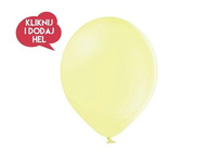 Balon lateksowy żółty LIGHT YELLOW - 30 cm, 1 szt