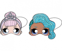 Maski papierowe LOL, 1 op/6 szt