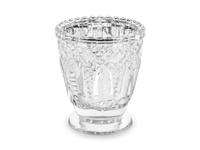 Świecznik SILVER, srebrny, 8 cm, 1 szt