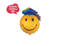 Balon foliowy EMOJI STUDENT - 80 cm