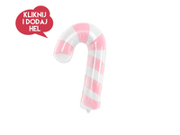 Balon foliowy CUKROWA LASKA, różowy, 50 x 82 cm, 1 szt