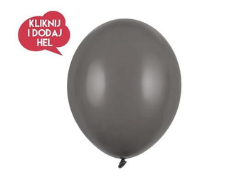 Balon lateksowy szary GREY- 30 cm